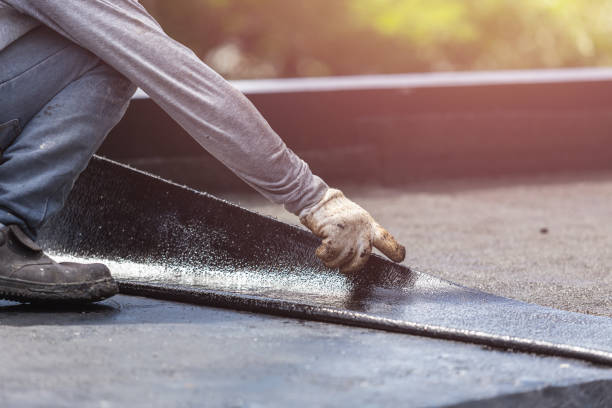 Professional Crawl Space Encapsulation technician working in Ballville, OH